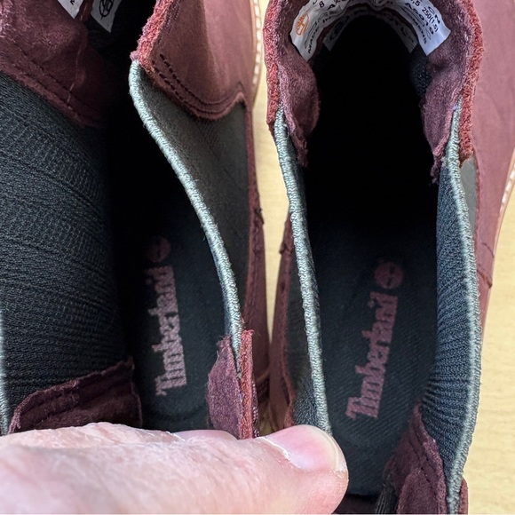 Timberland Wm’s Courmayeur Valley Chelsea Boot In Port Sz 8 - Picture 4 of 12